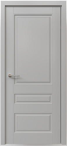 Межкомнатная дверь ALBERO Эмаль Классика-3 серый пг