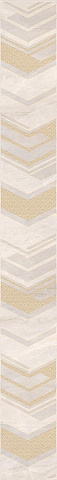 Бордюр для настенной плитки AZORI Atlas Light 7,5*63 см 588861001
