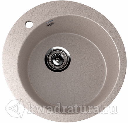 Кухонная мойка ULGRAN U-405 песочный №302 49,5 см