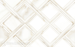 Настенная плитка Global Tile Calacatta Gold ромбы 10100001120 25*40 см