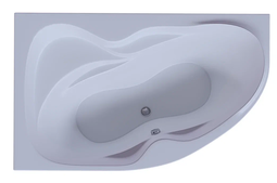 Акриловая ванна Aquatek Вега 170*105 см левая (в комплекте каркас, фронтальная панель, слив-перелив) VEG170-0000073