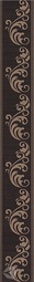 Бордюр для настенной плитки Kerama Marazzi Версаль коричневый 7,2*60 см