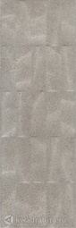 Настенная плитка Kerama Marazzi Безана серый структура обрезной 12152R 25*75 см