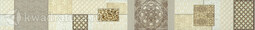 Бордюр для настенной плитки InterCerama LUNA БВ175021 2,9*60 см