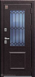 Дверь входная металлическая Центурион Т-1 PREMIUM Медный муар/Дуб полярный