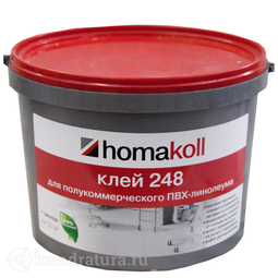 Клей homakoll 248  клей для полукоммерческого линолеума 4кг