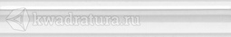 Бордюр для настенной плитки Kerama Marazzi Марсо белый обрезной BLC017R 5*30 см