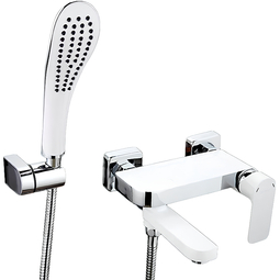Смеситель для ванны Gappo G3248 белый/хром