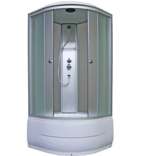 Душевая кабина AQUAPULSE 4001D fabric white 80*80 см