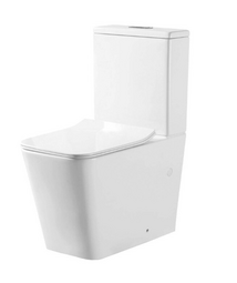 Унитаз напольный Grossman Classic GR-4445SQ безободковый,белый с тонкой крышкой,микролифт,смыв торнадо
