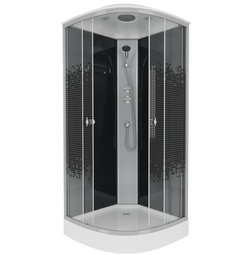 Душевая кабина Niagara Eco NG-4502-14 BLACK 100х100х215
