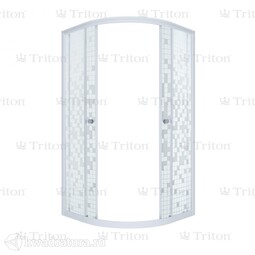 Душевая ширма Triton Стандарт мозаика 100*100 см (без поддона) Щ0000026699