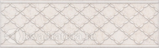 Бордюр для настенной плитки Kerama Marazzi Сорбонна 7,7*25 см AD\A359\6355