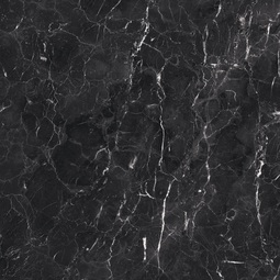Керамогранит ZERDE TILE Black Marble чёрный матовый BM0H32M05 60*60 см
