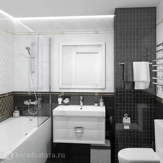 Плитка Laparet Royal чёрный