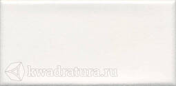 Настенная плитка Kerama Marazzi Тортона белый 16084 7,4*15 см