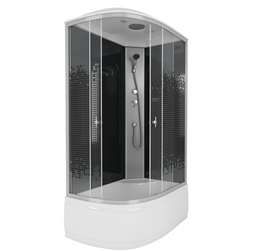 Душевая кабина Niagara Eco NG-7510-14R BLACK 120х80х215 см