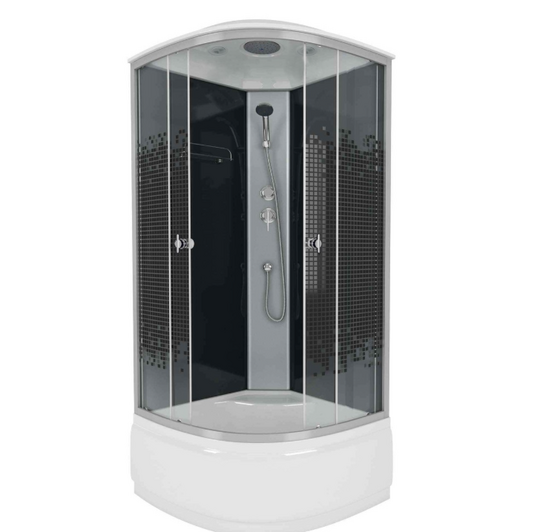 Душевая кабина Niagara Eco NG-7507-14BLACK 80х80х215 см
