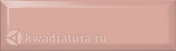 Настенная плитка Kerama Marazzi Аккорд розовый светлый грань 8,5*28,5 см 9025
