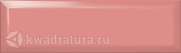 Настенная плитка Kerama Marazzi Аккорд розовый грань 8,5*28,5 см 9024