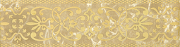 Бордюр для настенной плитки Gracia Ceramica Bohemia beige border 01 6,5*25 см