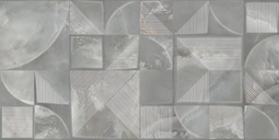 Настенная плитка AZORI Opale Grey Struttura 31,5*63 см 508921101