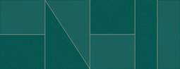 Декор для настенной плитки CONCEPT GT Green mix 3 Д216012 23*60 см