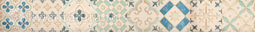 Бордюр для настенной плитки Lasselsberger Парижанка 1506-0173 7,5*60 см