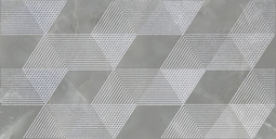 Декор для настенной плитки AZORI Opale Grey Geometria 31,5*63 см 588912001