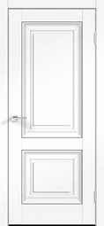 Межкомнатная дверь Velldoris (Веллдорис) ALTO 7 глухое Ясень белый структурный - Молдинг ясень грей