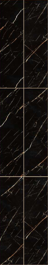 Стеновая панель ПВХ ПанельПласт Black Marble (по 2 шт)