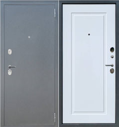 Дверь входная металлическая Бронекс YoDoors-2 Букле графит- Velluto Bianco