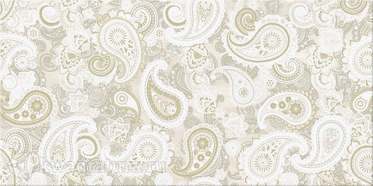 Декор для настенной плитки AZORI Pandora Latte Crema Orient 585752001 31,5*63 см