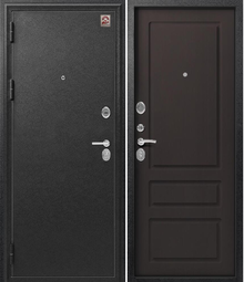 Дверь входная металлическая Центурион LUX-6 Серый муар - Венге шёлк