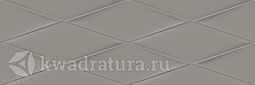 Настенная плитка Cersanit Vegas рельеф серый 25*75 см