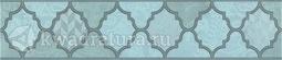 Бордюр для настенной плитки Kerama Marazzi Фоскари бирюзовый 5,4*25 см