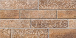 Декор для настенной плитки Береза Керамика Брик коричневый 30*60 см BL-БРИК/600/300/Д1К