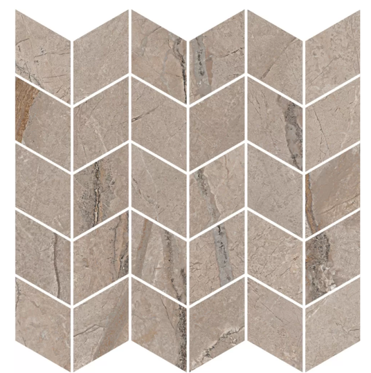 Декор Kerama Marazzi Ифран мозаичный бежевый светлый глянцевый 30*31.2 см KMD2MSM014BR