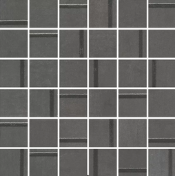Декор Kerama Marazzi Гварди 1 мозаичный антрацит матовый 30*30 см из 36 частей 4.8*4.8 см MM13132