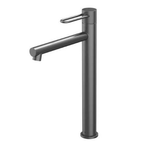 Смеситель для накладного умывальника Iddis Duna, графит матовый ,DUNGM01i01