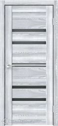 Дверь межкомнатная Velldoris (Веллдорис) XLINE 6 Клён Айс, стекло графит мателюкс