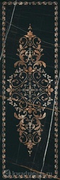 Декор для настенной плитки Kerama Marazzi Греппи чёрный HGDB44114037R 40*120 см