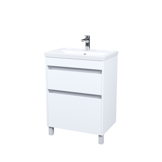 Тумба с умывальником напольная 60 см, белая  Zodiac, IDDIS, ZDX60WFi95K