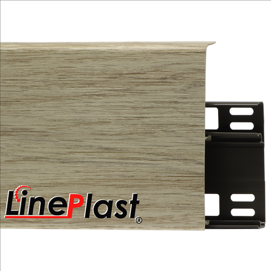 Плинтус Line Plast 100 мм Павловния LB014