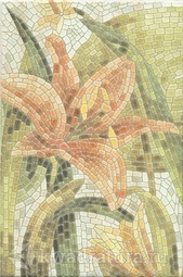 Декор для настенной плитки Kerama Marazzi Летний сад Лилии лаппатированный HGDA143880L 20*30 см