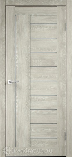 Межкомнатная дверь Velldoris (Веллдорис) Linea 3 шале седой, стекло мателюкс