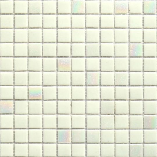 Мозаика NSmosaic MIX23 белый с перламутровыми чипам 32,7*32,7 см