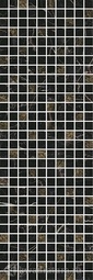 Декор для настенной плитки Kerama Marazzi Астория черный мозаичный MM12111 25*75 см