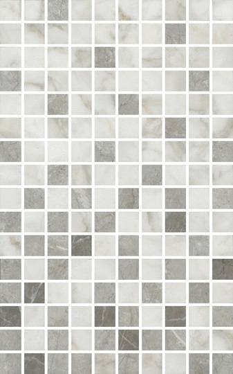 Декор для настенной плитки Kerama Marazzi Кантата MM6433 1 мозаичный микс глянцевый 25*40 см