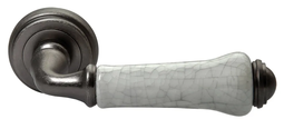 Дверная ручка Morelli UMBERTO MH-41-CLASSIC OMS/GR старое мат.серебро/серый
